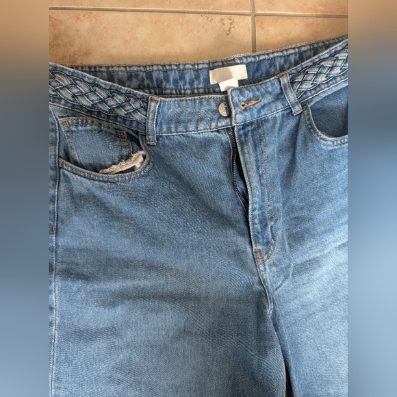 H&M Wide Leg Blue Denim Jeans - Picture 2 of 10